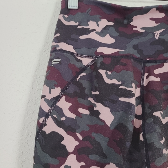 Fabletics Purple Camo Powerhold High Rise Leggings - Picture 11 of 11